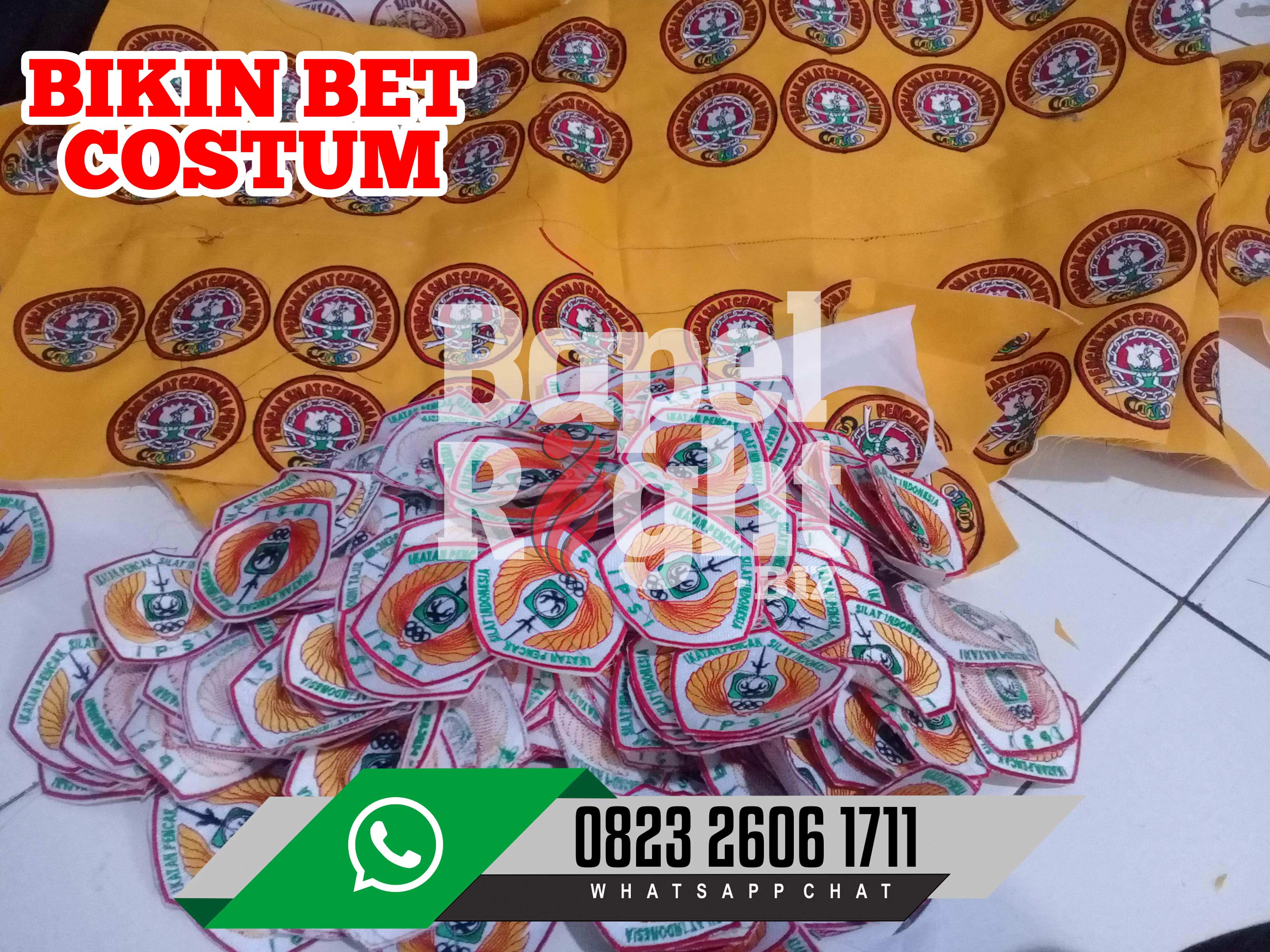 Bet Bordir Logo PSCP | IPSI | Bikin emblem Murah