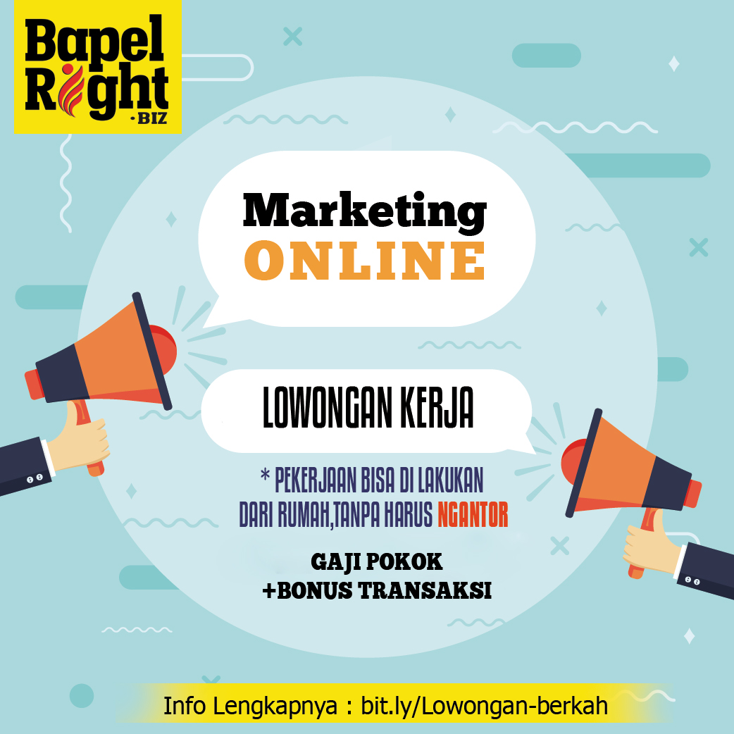 lowongan marketing online