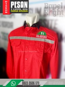 Seragam Safety Merah | Desain Seragam Safety