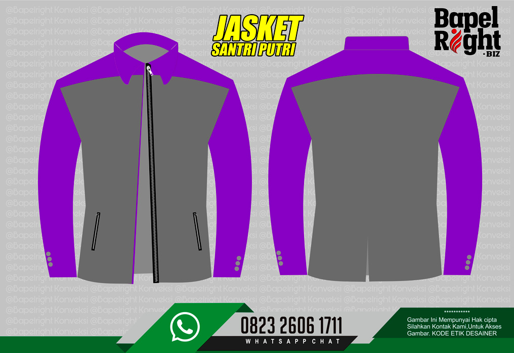 jasket Santri Putri | Desain Jasket Santri Putri