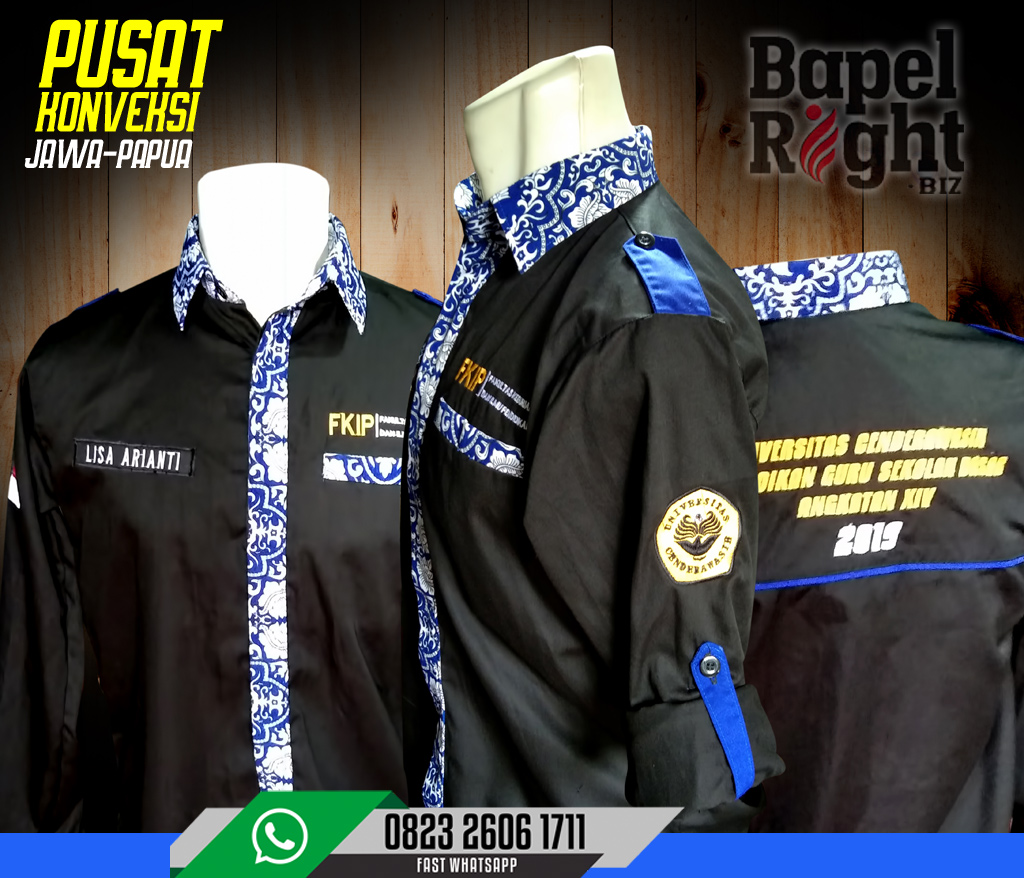 Baju PDH Universitas Cenderawasih Papua,Konveksi baju jayapura papua