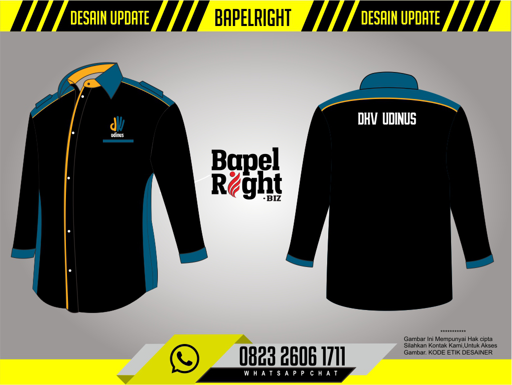 Desain baju pdh kampus