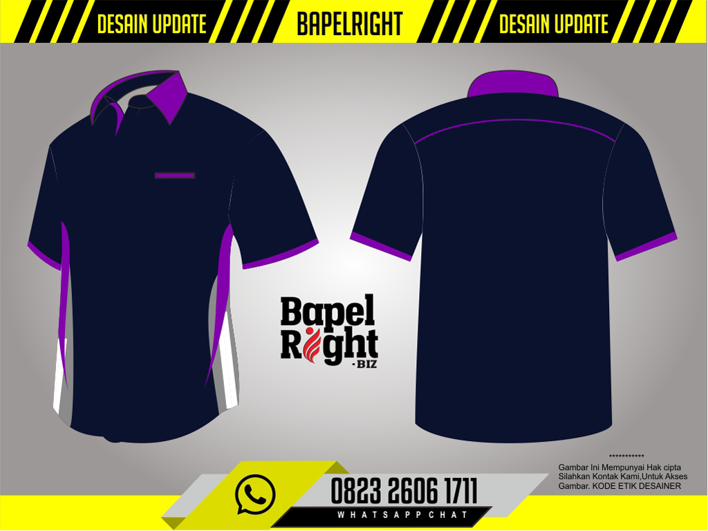 desain baju pdh polos