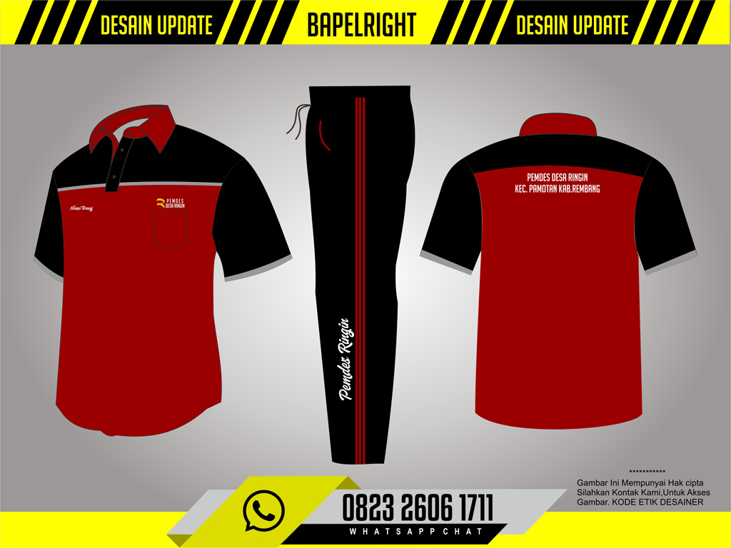 desain seragam kaos pemdes