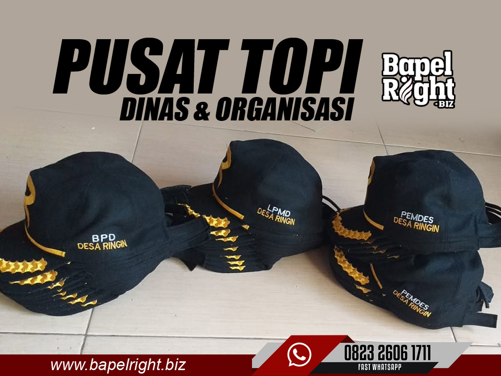 topi pemdes,topi bpd,topi lkmd