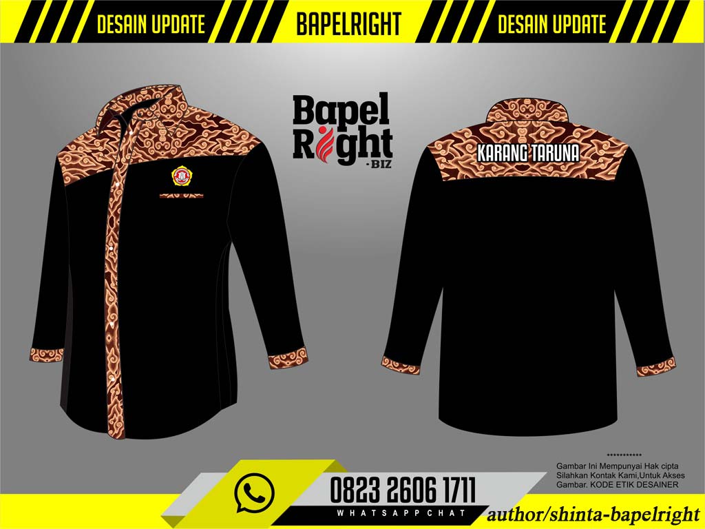 Baju Karang Taruna Batik