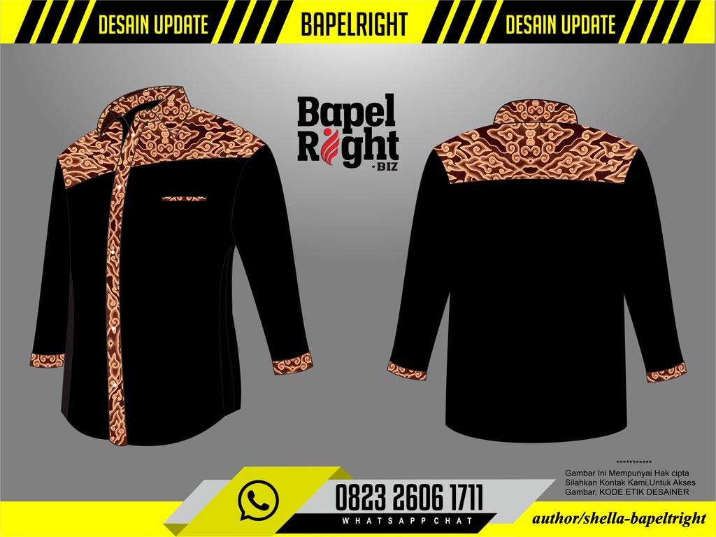 Model Baju Batik Karang Taruna Terbaru