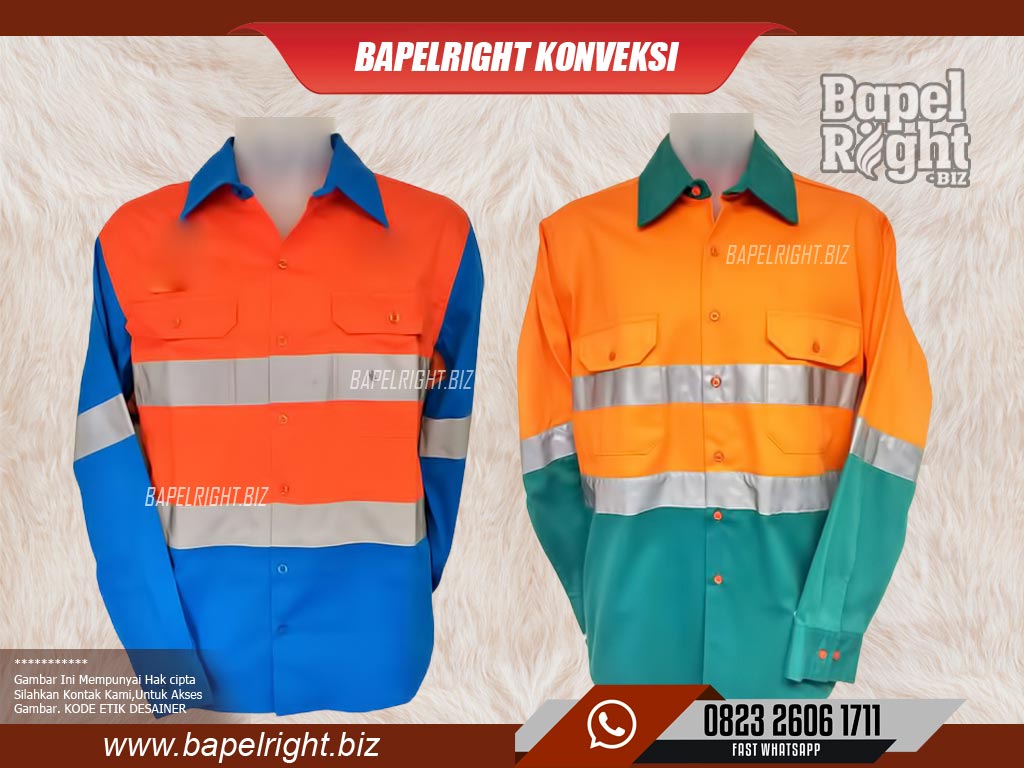 Warna Baju kerja lapangan Orange