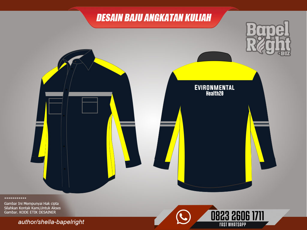 Desain Baju Angkatan Kuliah