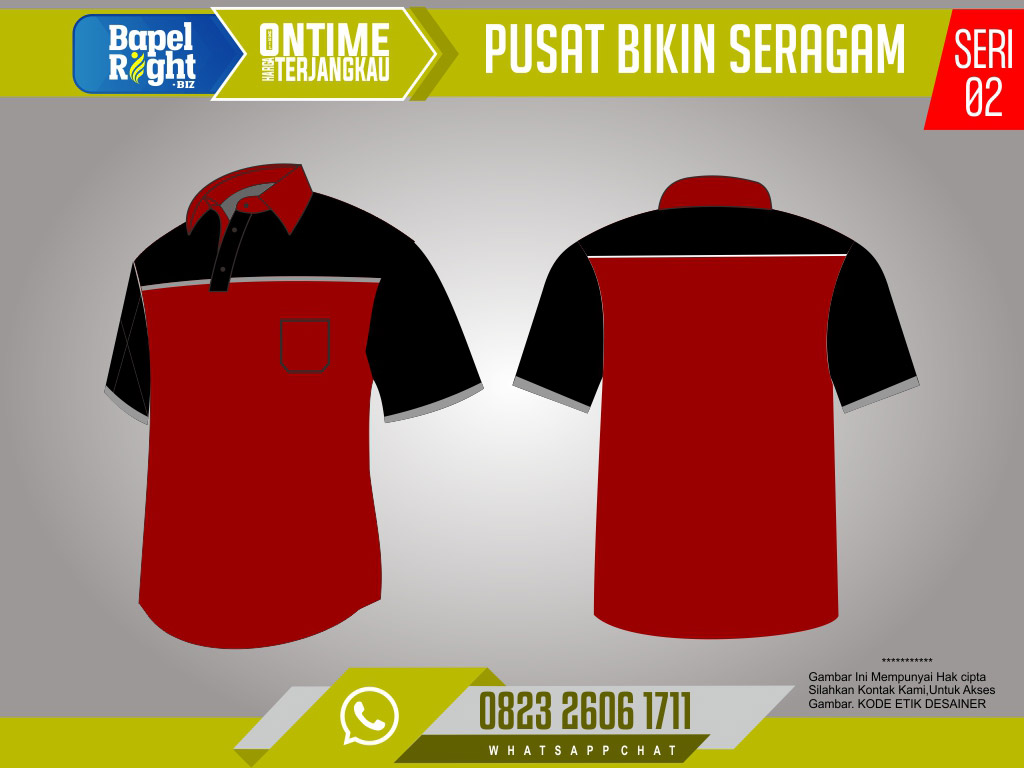 desain kaos kerah terbaru