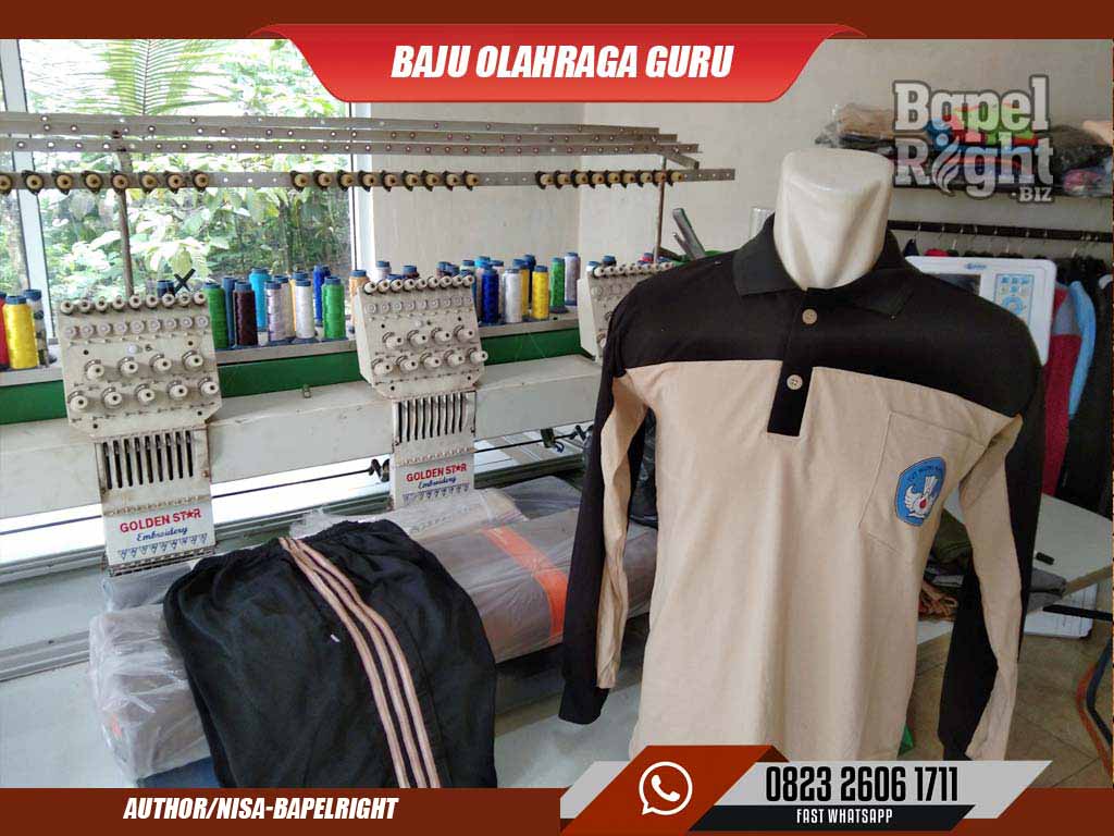 Baju Olahraga Guru Sekolah