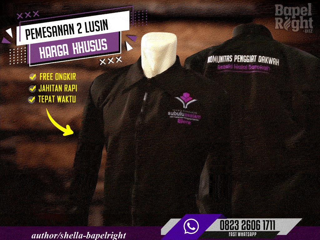 Contoh Desain Jaket Organisasi