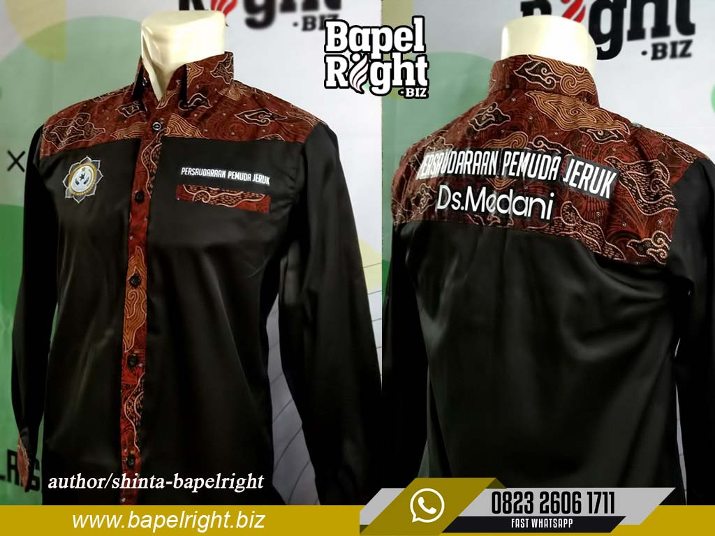 Desain Baju Batik Kekinian