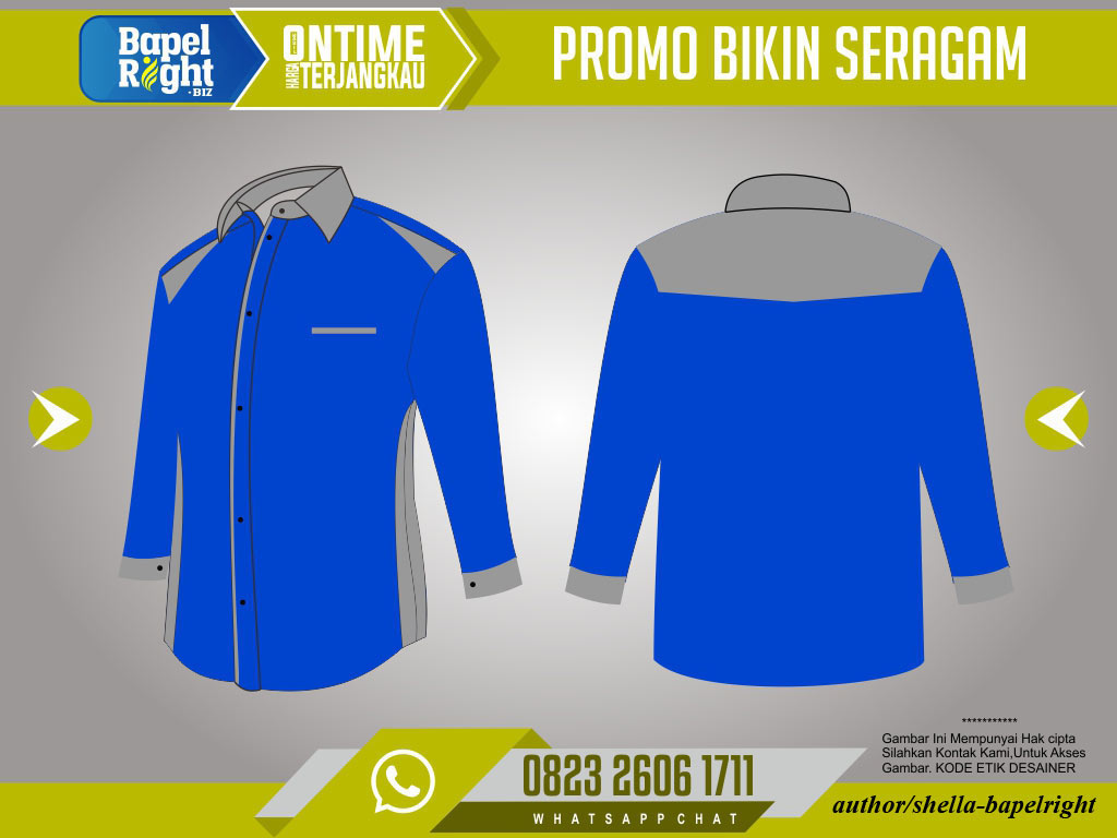 Desain Baju Magang SMK Terbaru Dan Keren