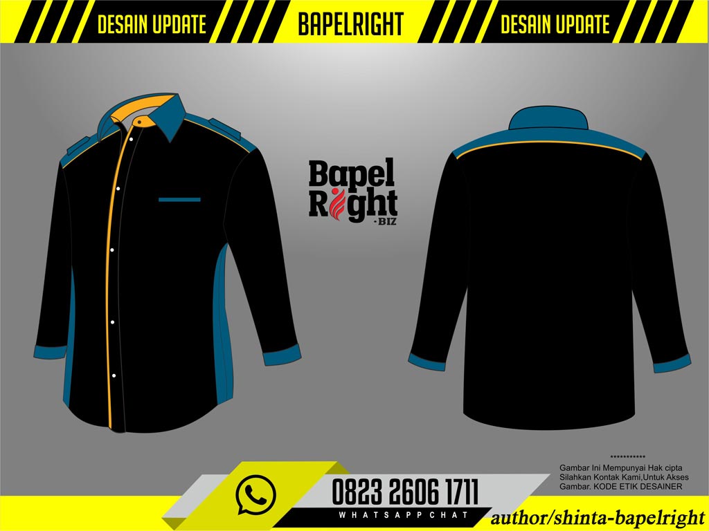 Desain Baju PDL Lengan Panjang