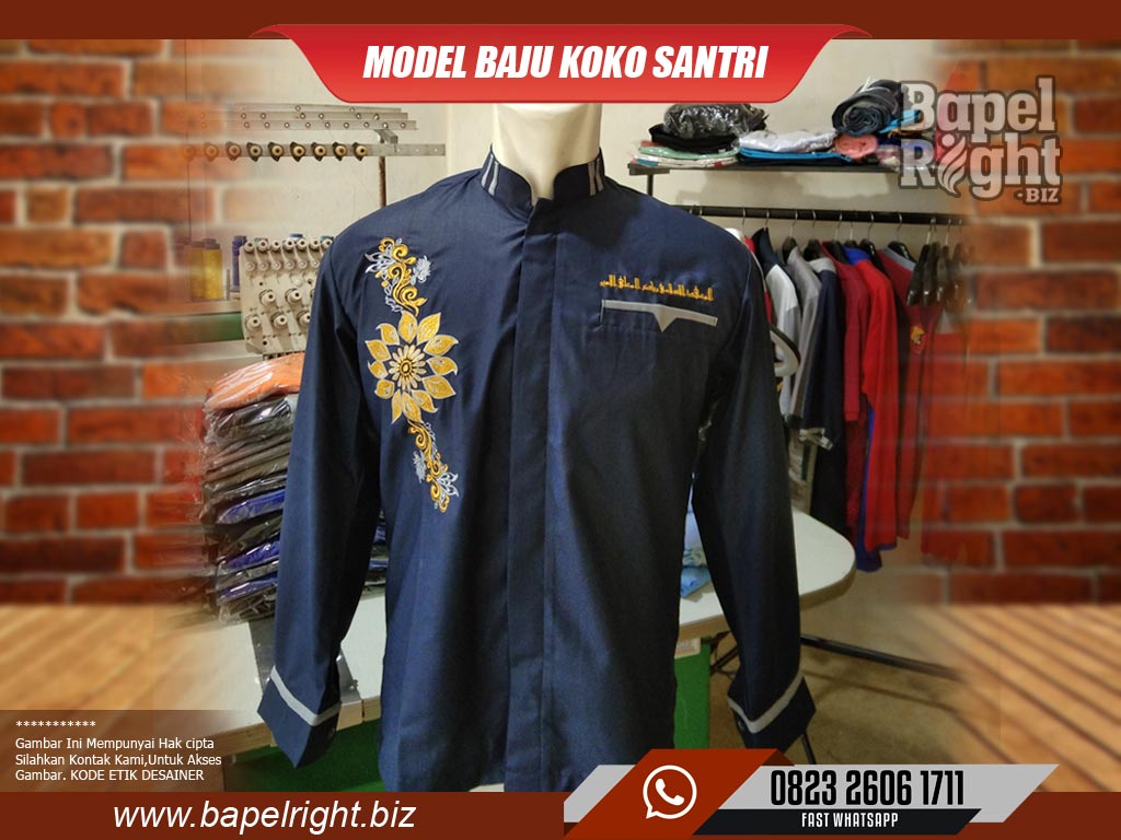 Model baju koko santri