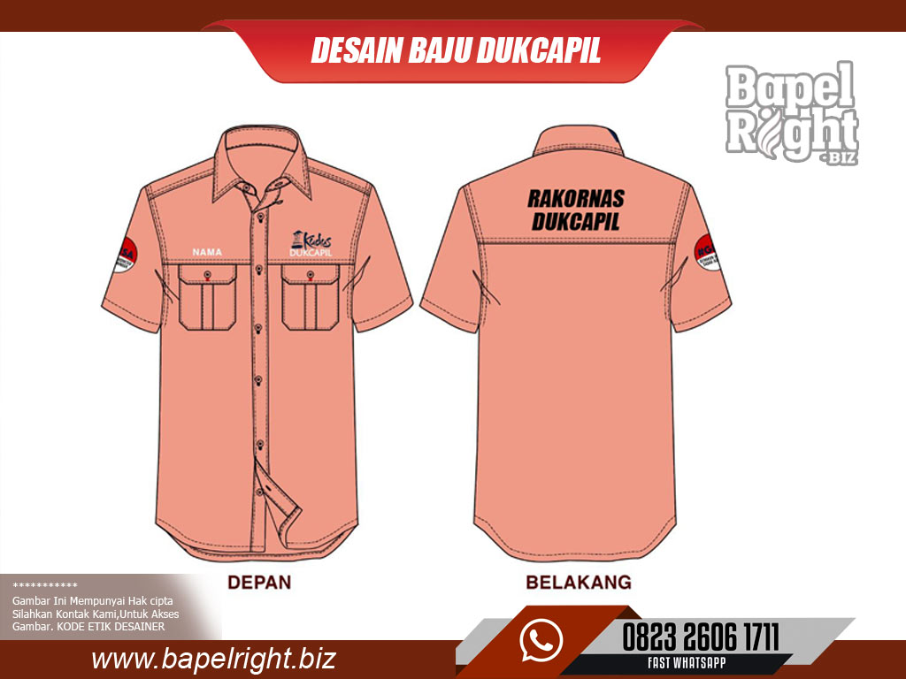 baju rakornas dukcapil