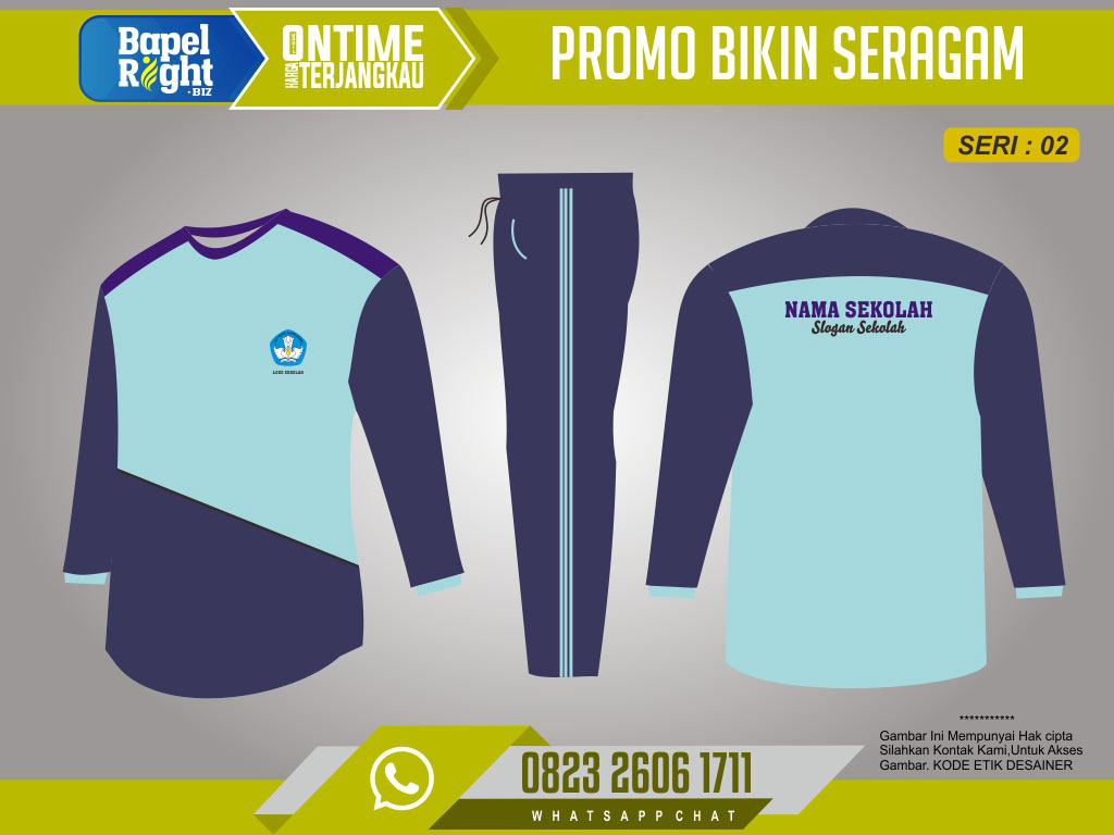 Contoh Desain Baju Olahraga SMP