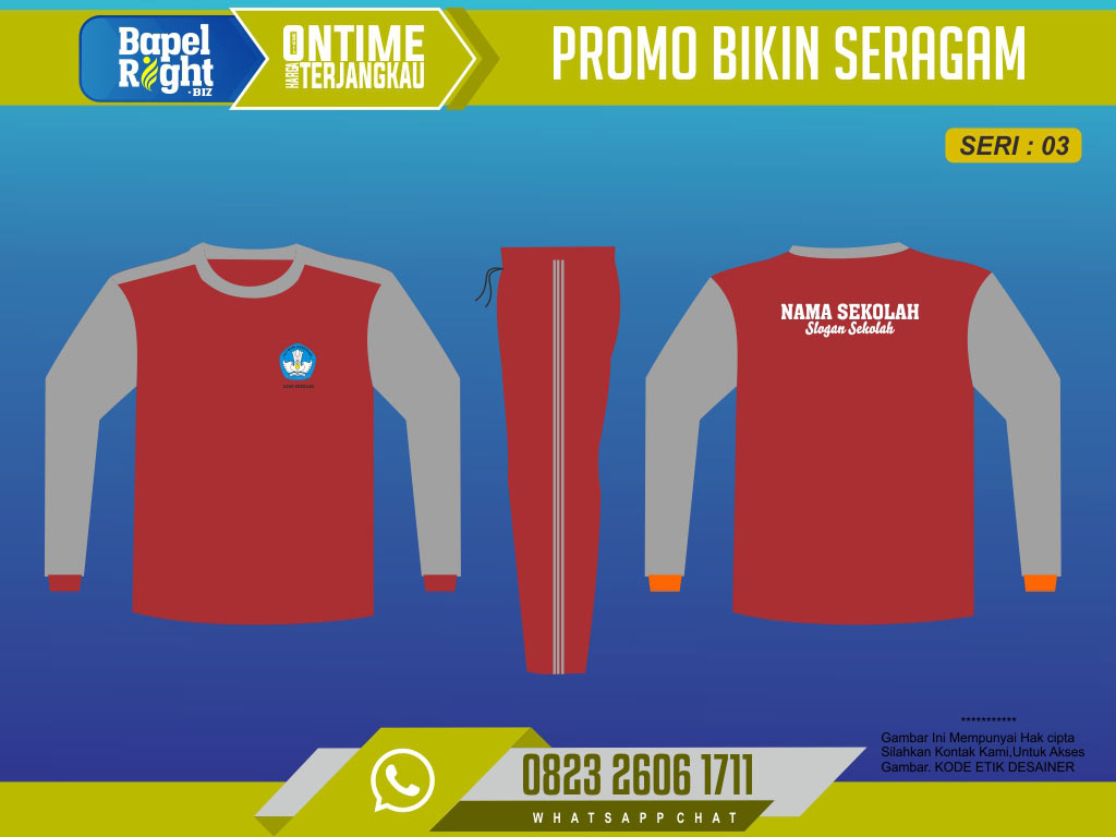 Desain Baju Olahraga SD