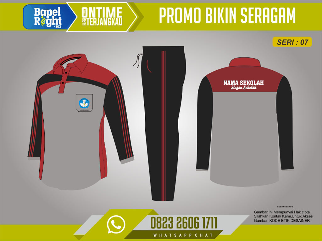 Model Baju Olahraga SMA dan SMK