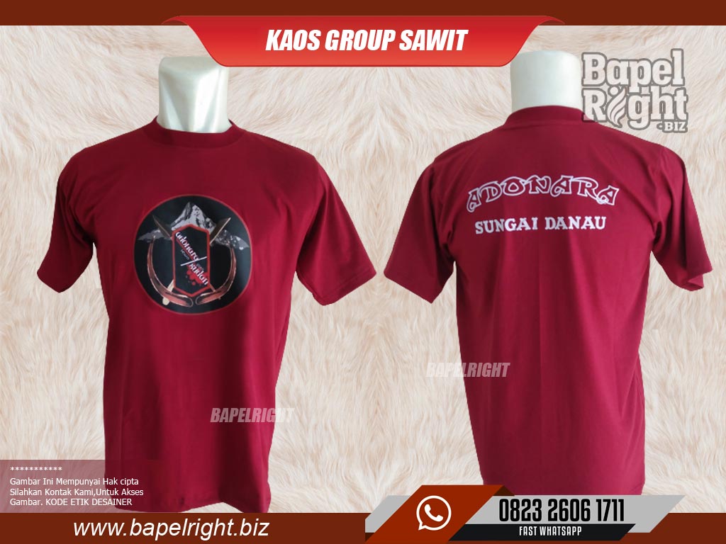 Seragam Kaos Komunitas sawit