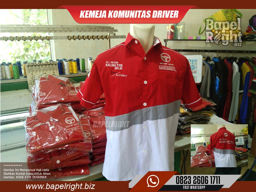 Kemeja Komunitas Driver