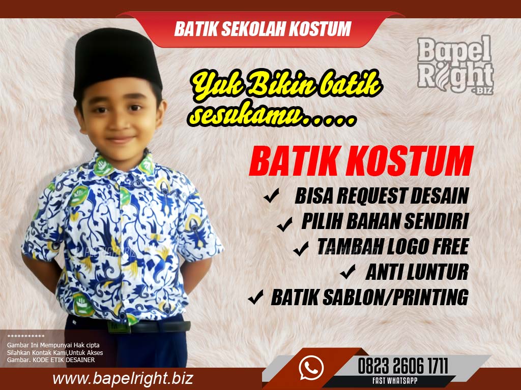 Seragam Batik Madrasah Ibtidaiyah (mi)