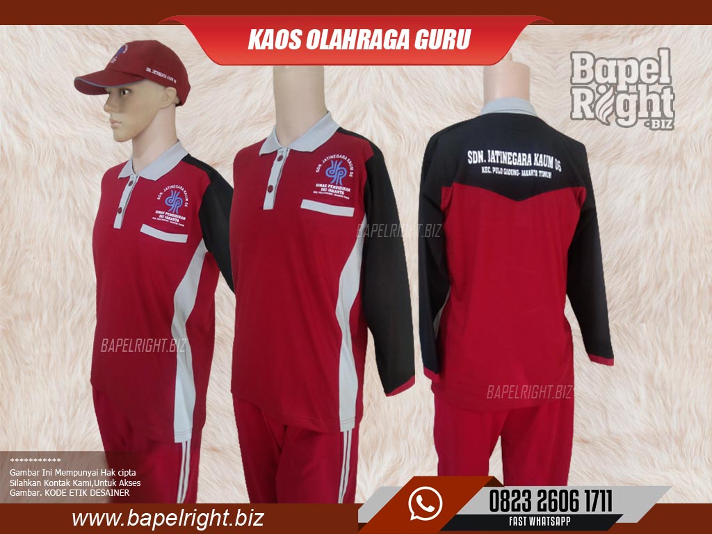 kaos olahraga guru sd