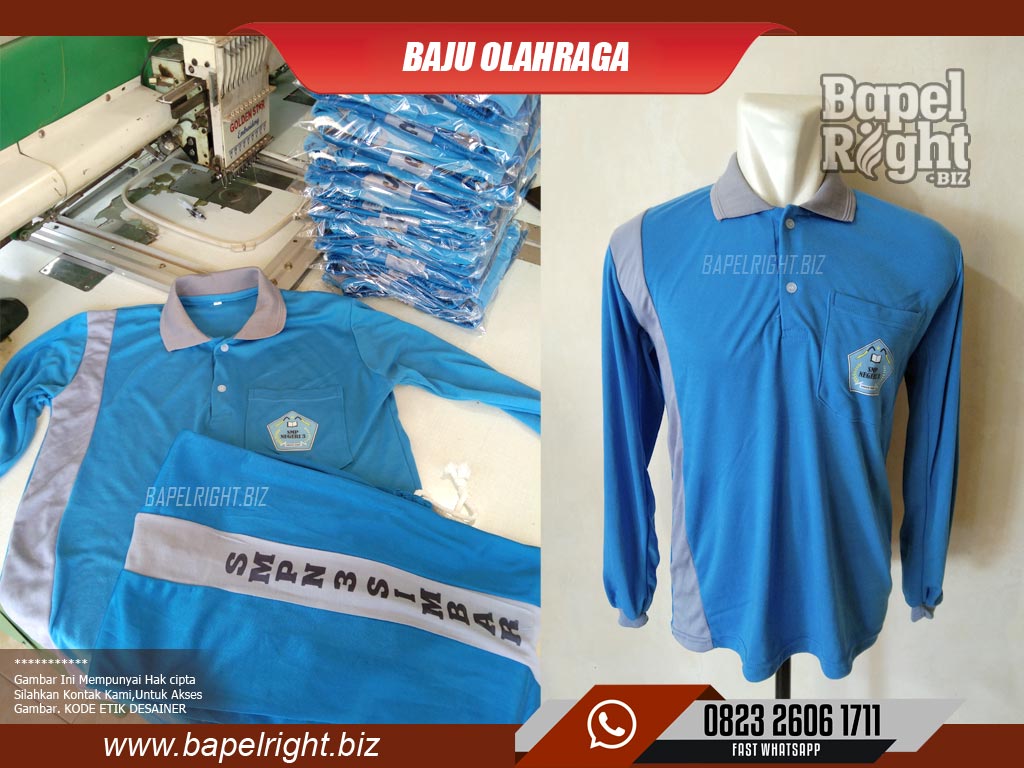 Baju Olahraga SMP Negeri 3 Simeulue Aceh