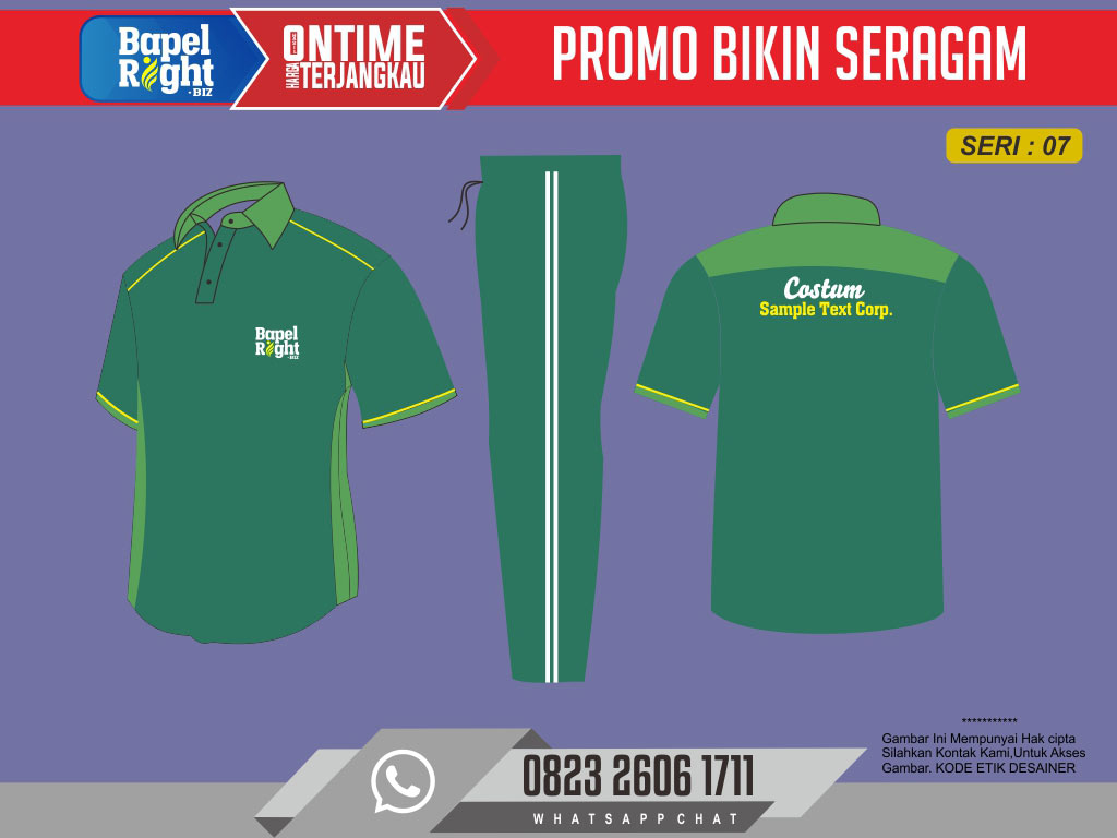 Model Kaos Olahraga Terbaru 2023 warna hijau super hijau fuji dan lis kuning