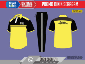 Model Kaos Olahraga Terbaru 2023 warna kuning dan hitam