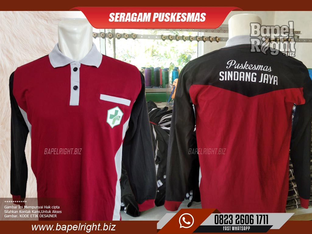 seragam kaos olahraga puskesmas