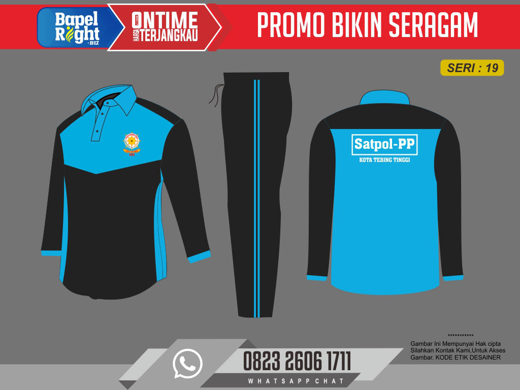 Baju Olahraga Satpol PP