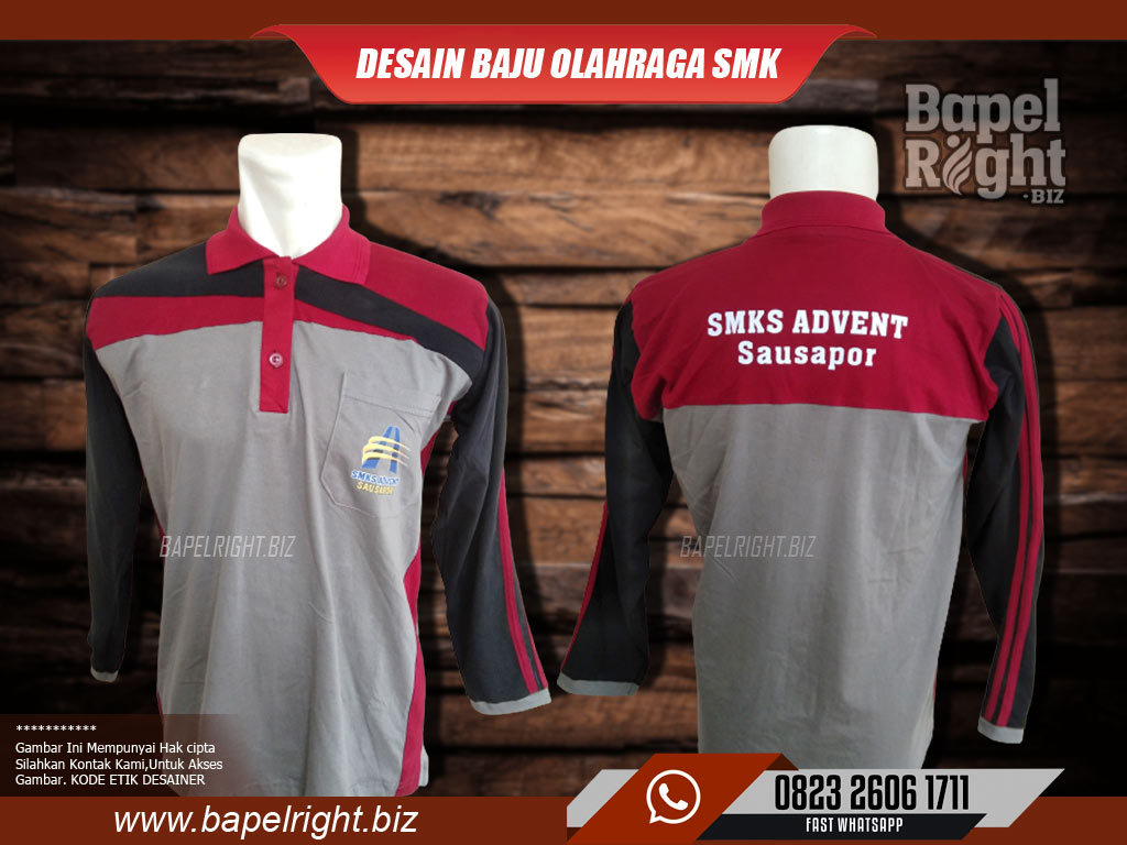 Desain Baju Olahraga SMK