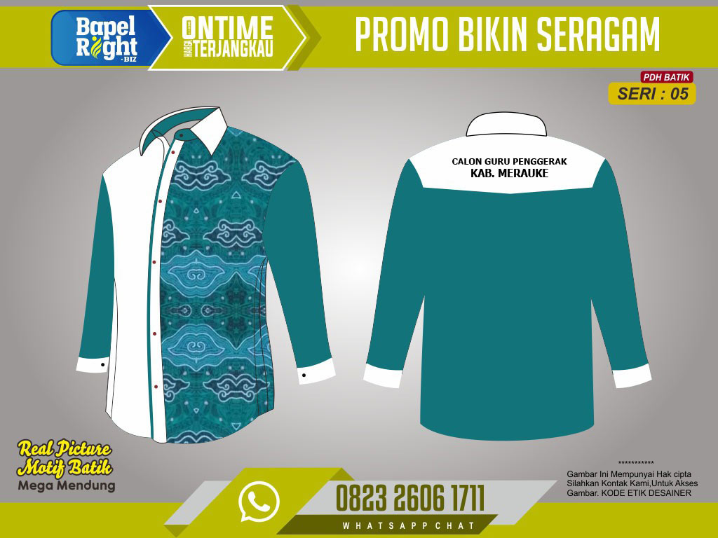 Desain Kemeja CGP DAN PGP