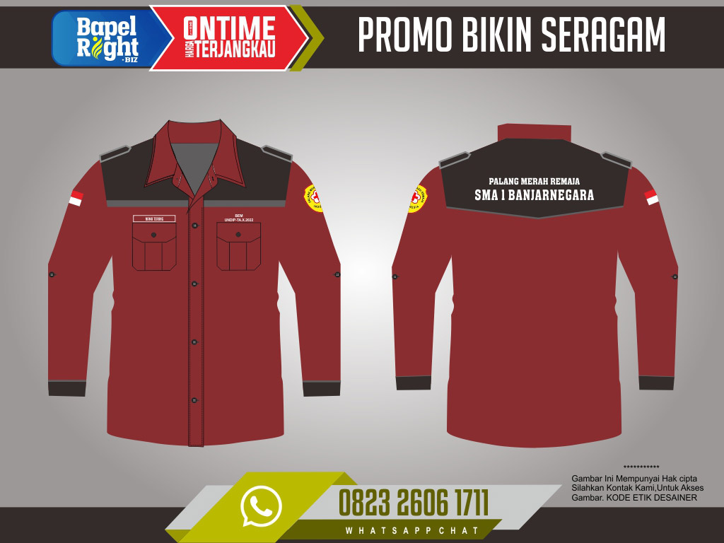 Baju PMR SMA