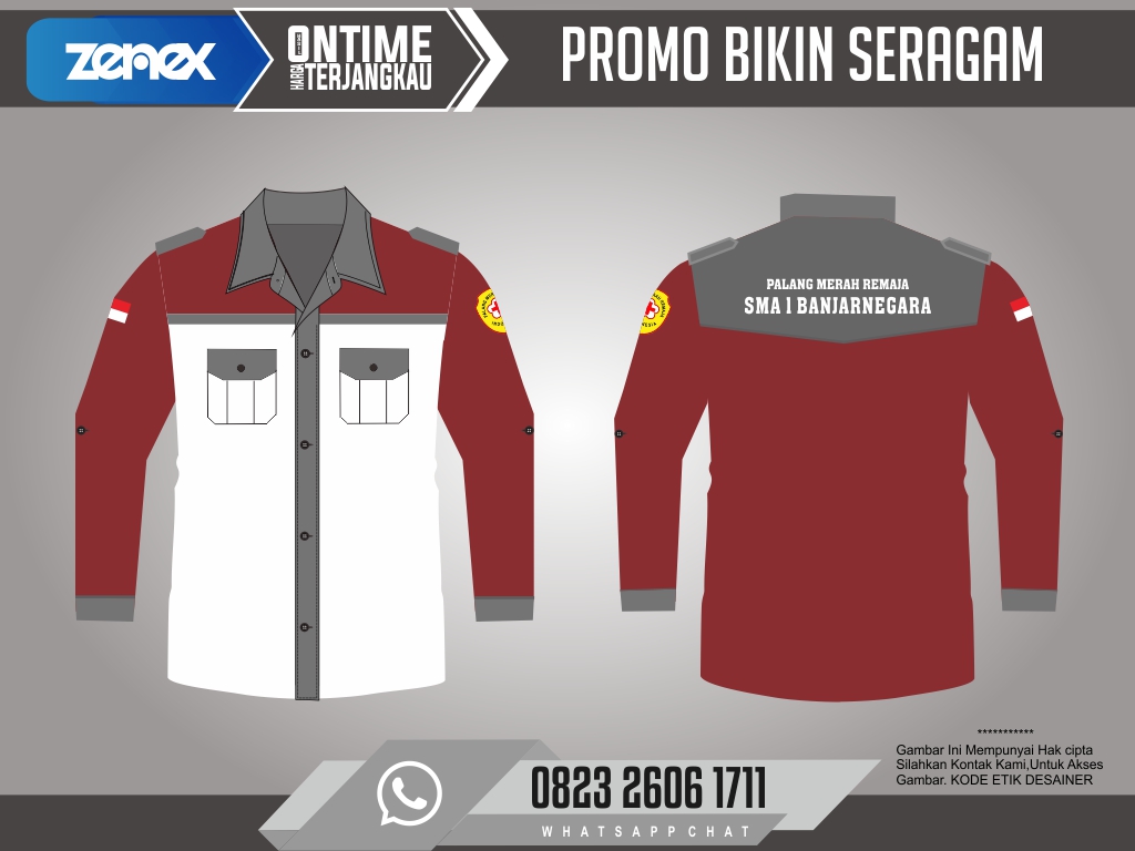 Desain Baju PMR terbaru