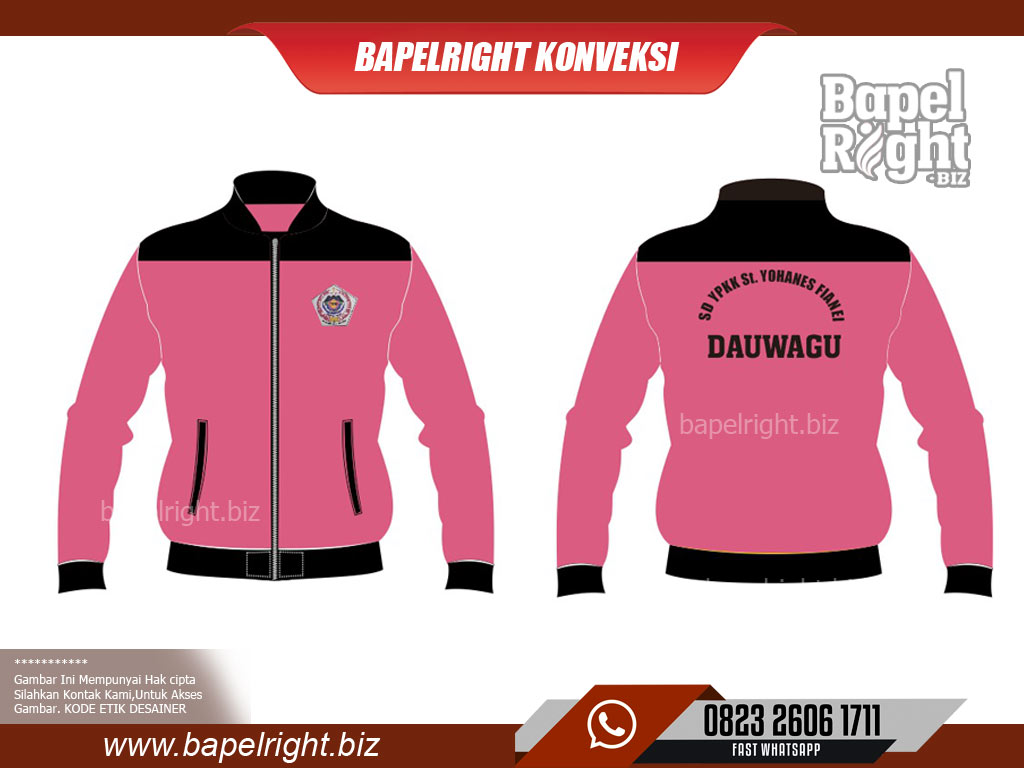 Desain Jaket Olahraga Guru