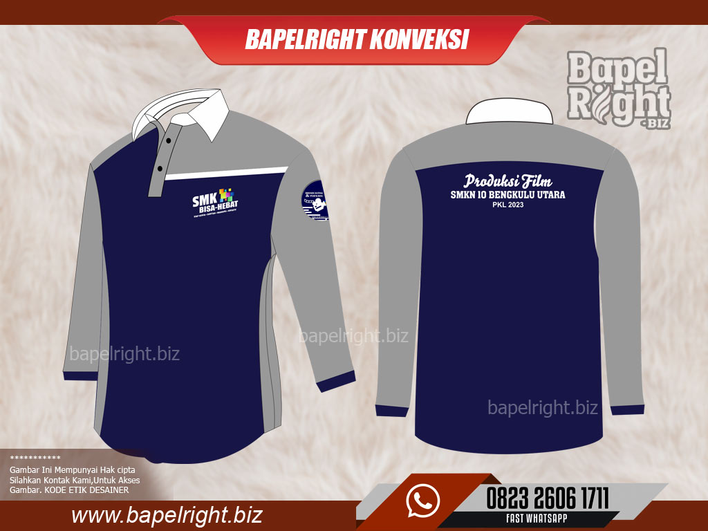 Desain Kaos Polo Coreldraw