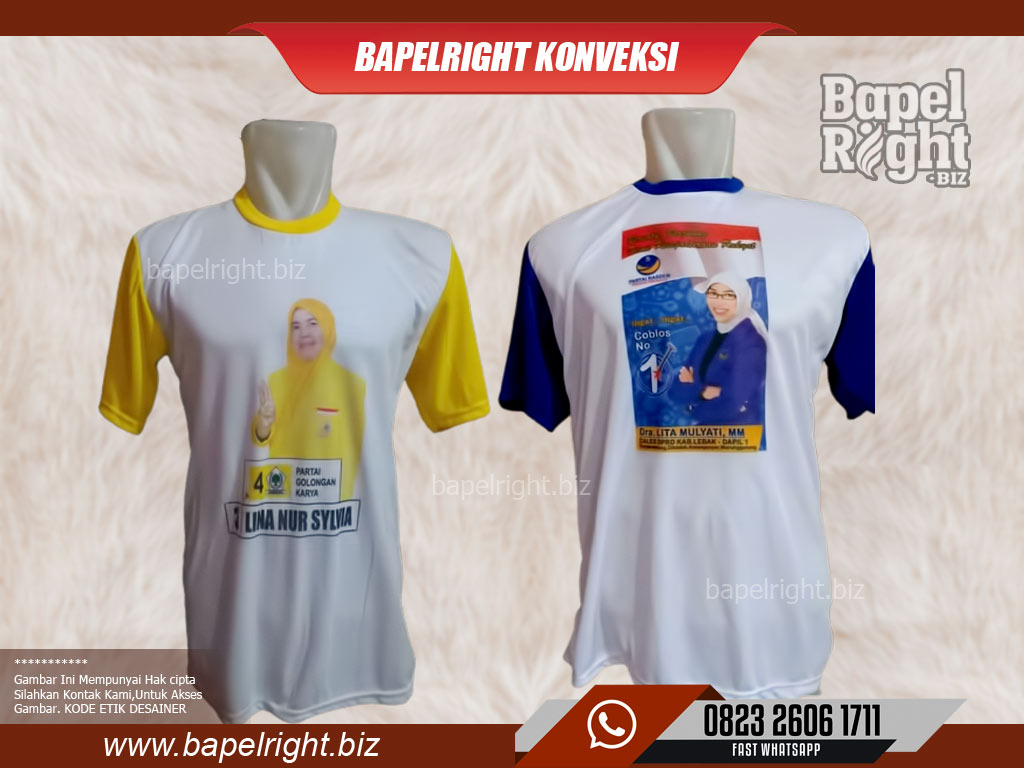 kaos partai murah