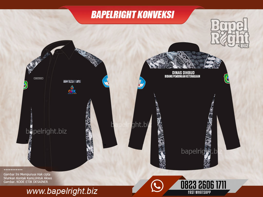 Desain Seragam PDL Kantor Dinas Batik