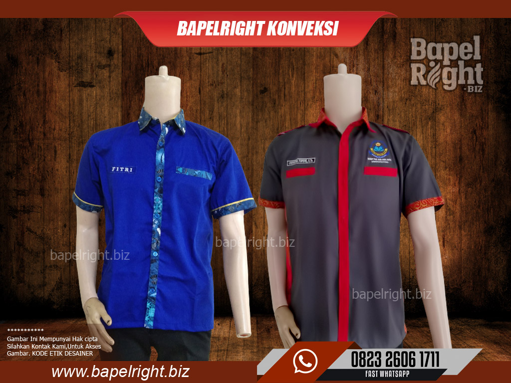 Model Baju Batik Kerja Guru