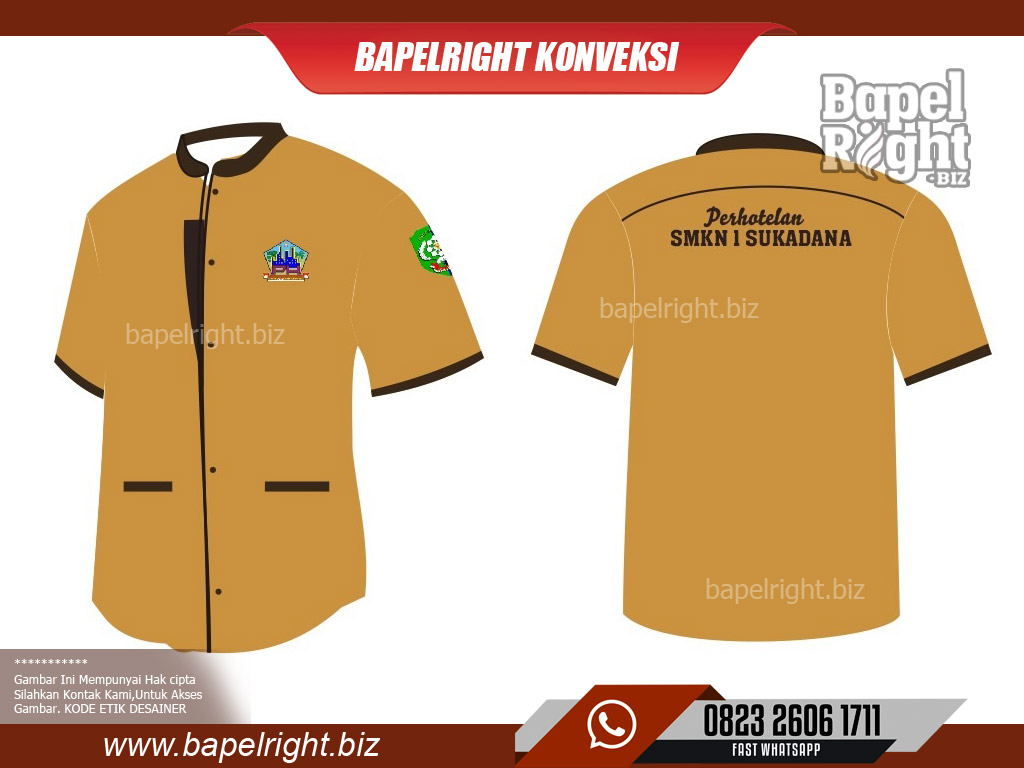 Desain Seragam Perhotelan SMK