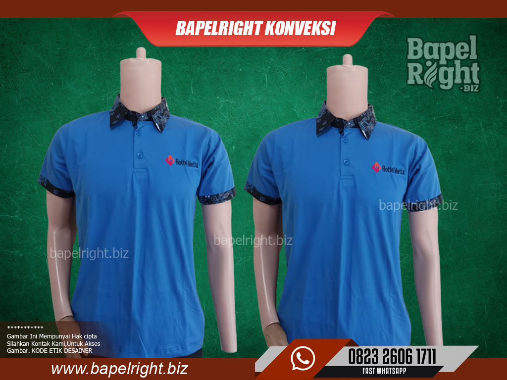 Seragam Kaos Hotel Bordir Berkerah