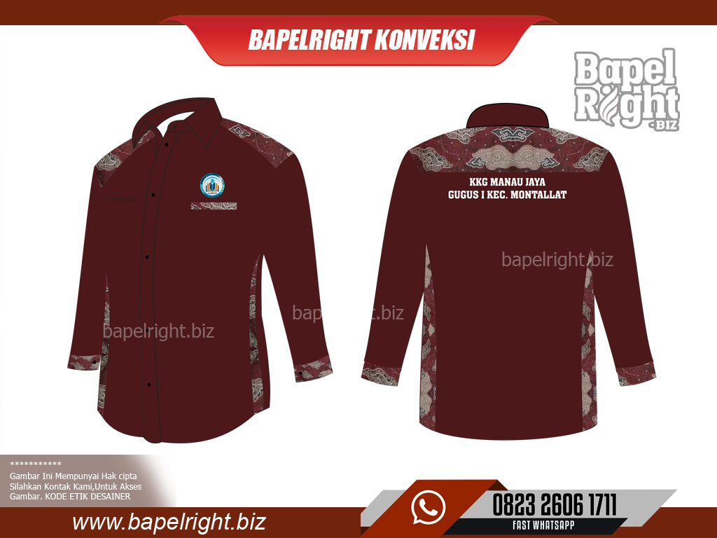 Desain Seragam pdh kkg Guru Terbaru