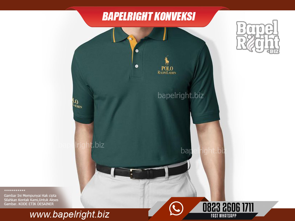 Kombinasi Kaos Polo Warna Hijau Army