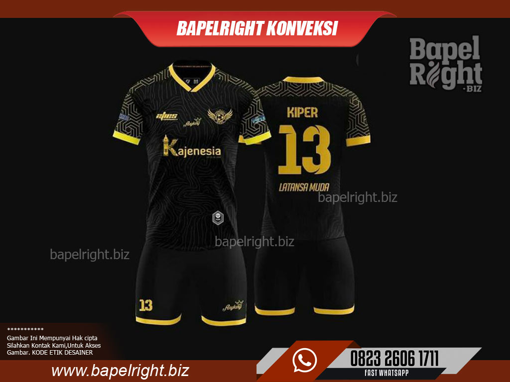 jersey futsal warna hitam