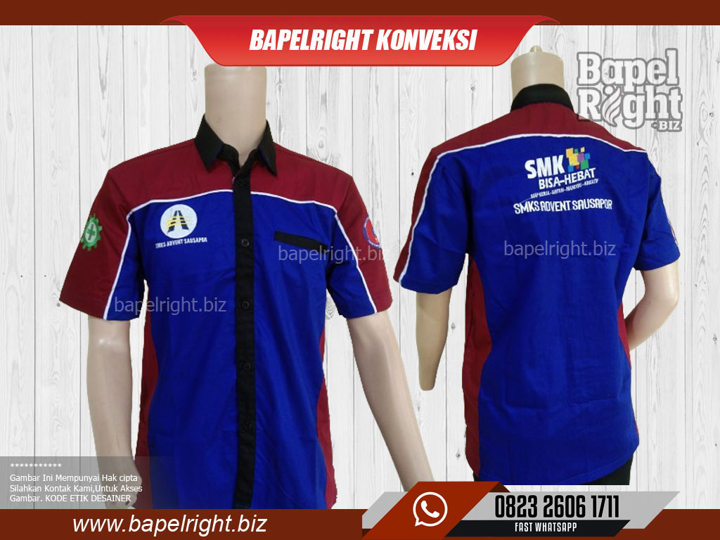 baju smk jurusan tkr