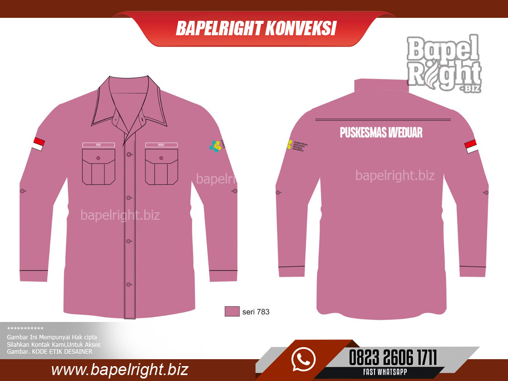Seragam PDH Puskesmas