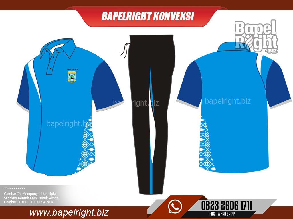 Contoh Desain Baju Olahraga Kantor